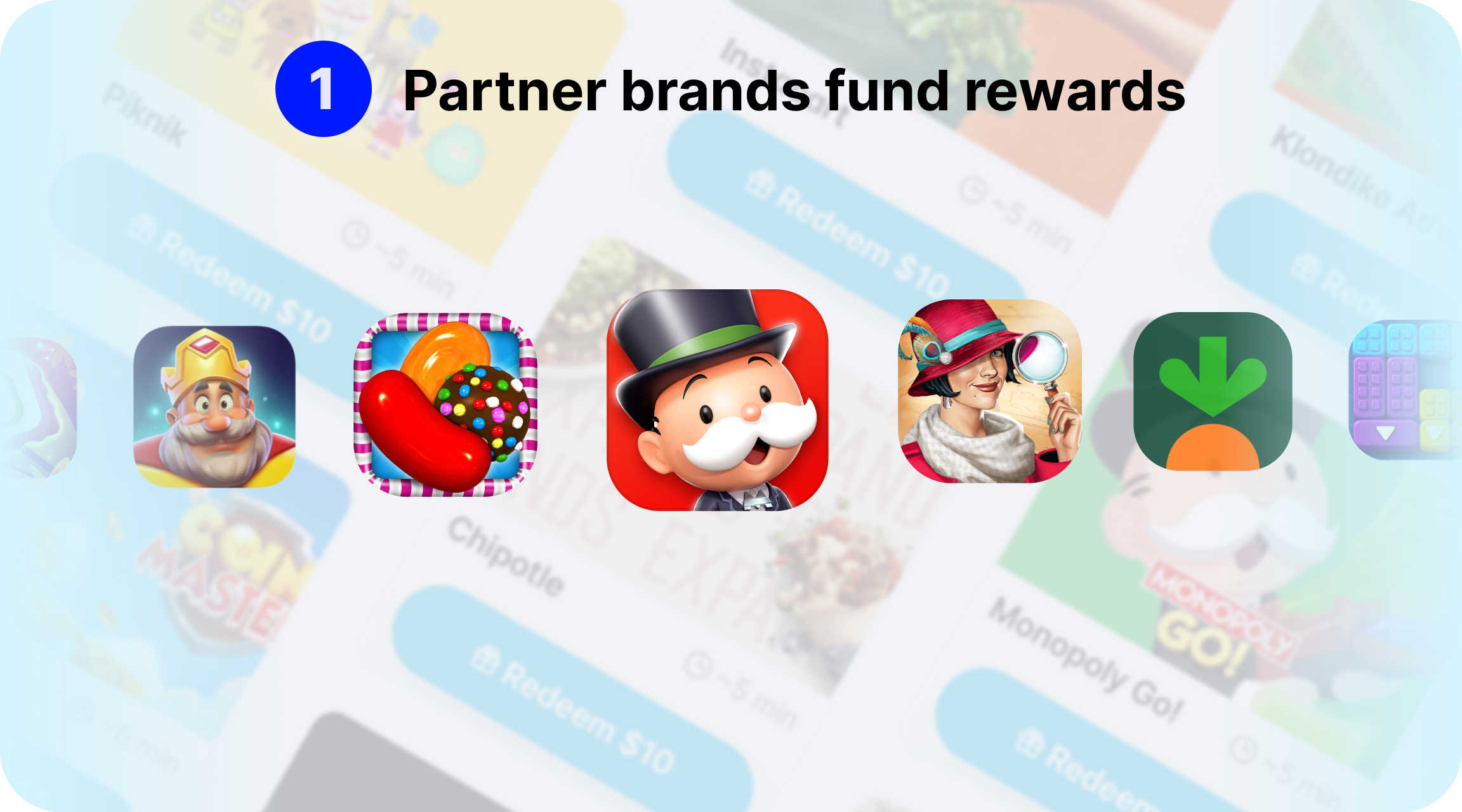 Partner brands fund rewards