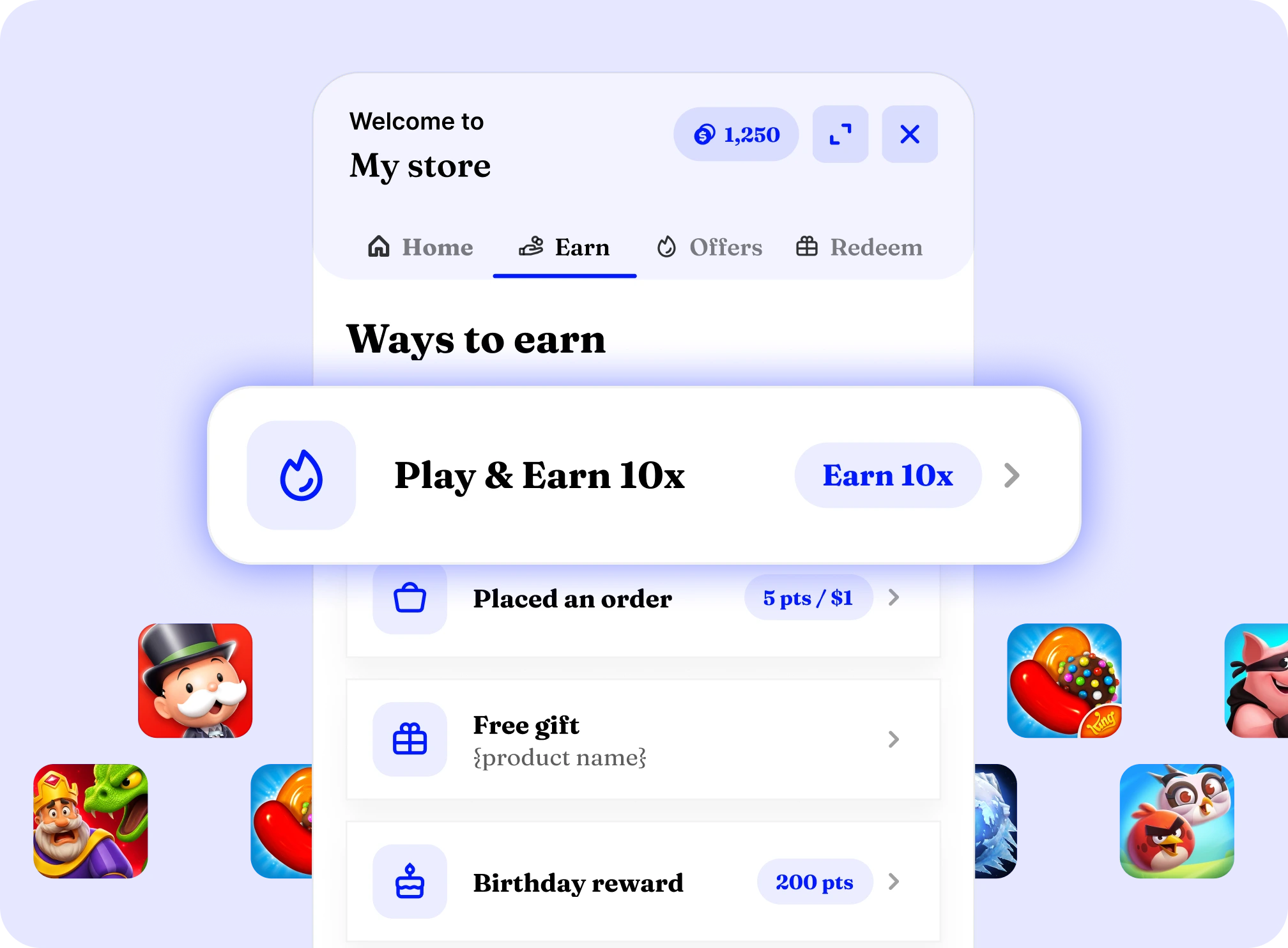 Ways to earn